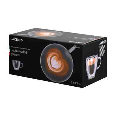 Набор чашек Ardesto 300 мл H 9,5 см 2 шт (AR2630GHL) Винница