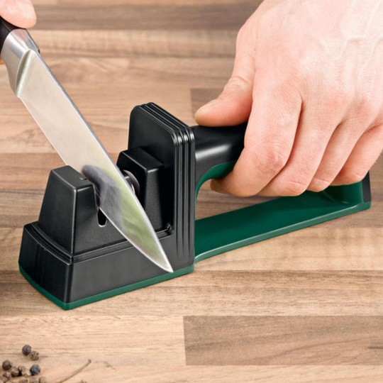 Точилка для ножів і сокир Parkside PAMS 2 A1, алмазне покриття дві направляючі ергономічна нековзна ручка AD-64 Івано-Франківськ - фото 1