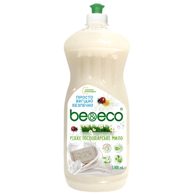 Гель для прання Be&amp;Eco мило господарське 1 л (4820168433481) Вінниця - фото 1