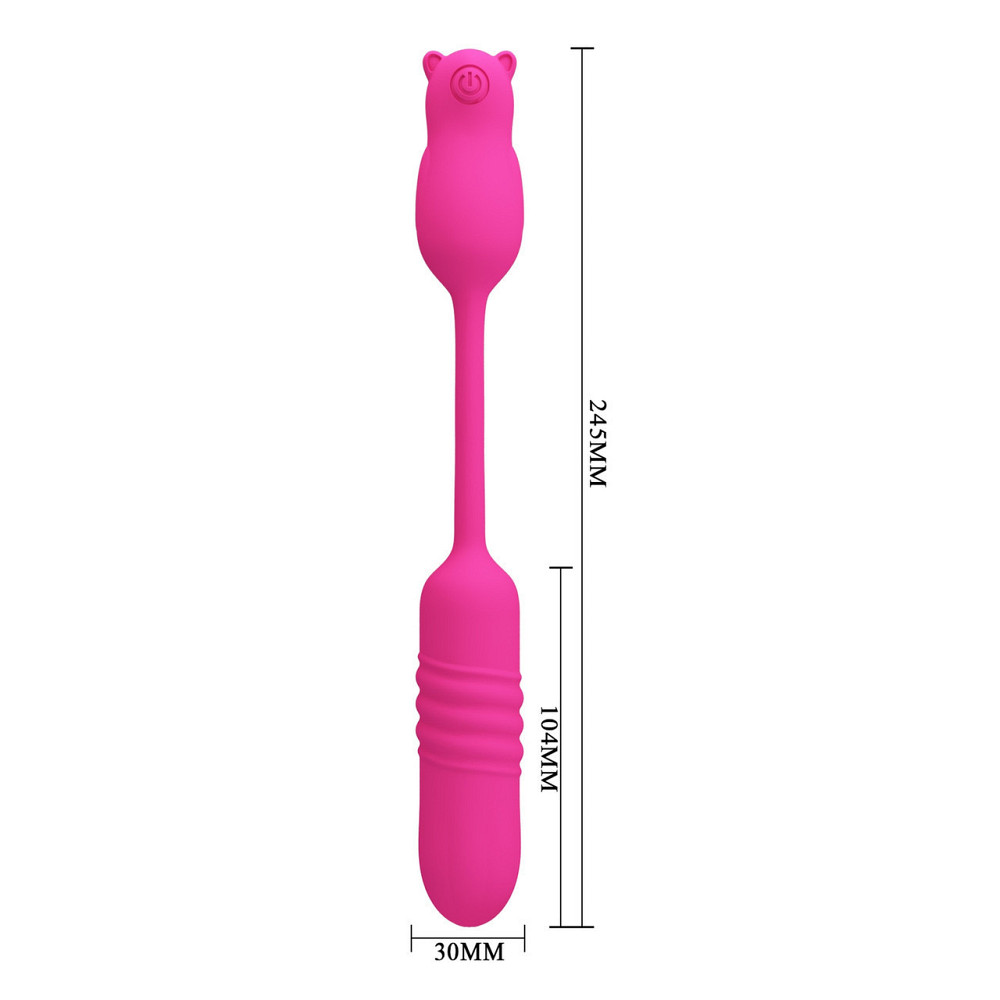 Вібростимулятор PRETTY LOVE INobikuma, 3 vibration functions 3 thrusting settings Sex Aura Київ - фото 4