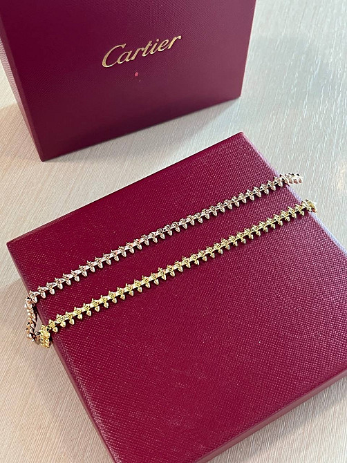 Браслет Cartier  Подвижные зубчики  Лимонное  золото Одесса - изображение 2