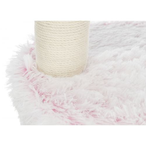 Царапка-домик Trixie Harvey для кошек джут/плюш бело-розовая 54х40х73 см Киев - изображение 3