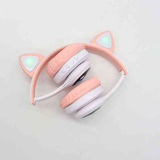 Беспроводные наушники с кошачьими ушками,VZV-23M,Розовые SBR Киев