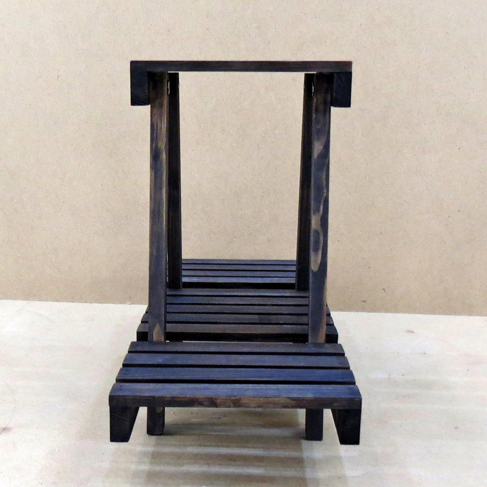 Підставка для квітів "Труа" венге Миколаїв - фото 3