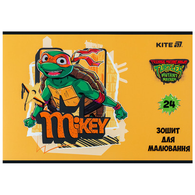 Альбом для малювання Kite Ninja Turtles, 24 аркуша (NT25-242) Вінниця - фото 9