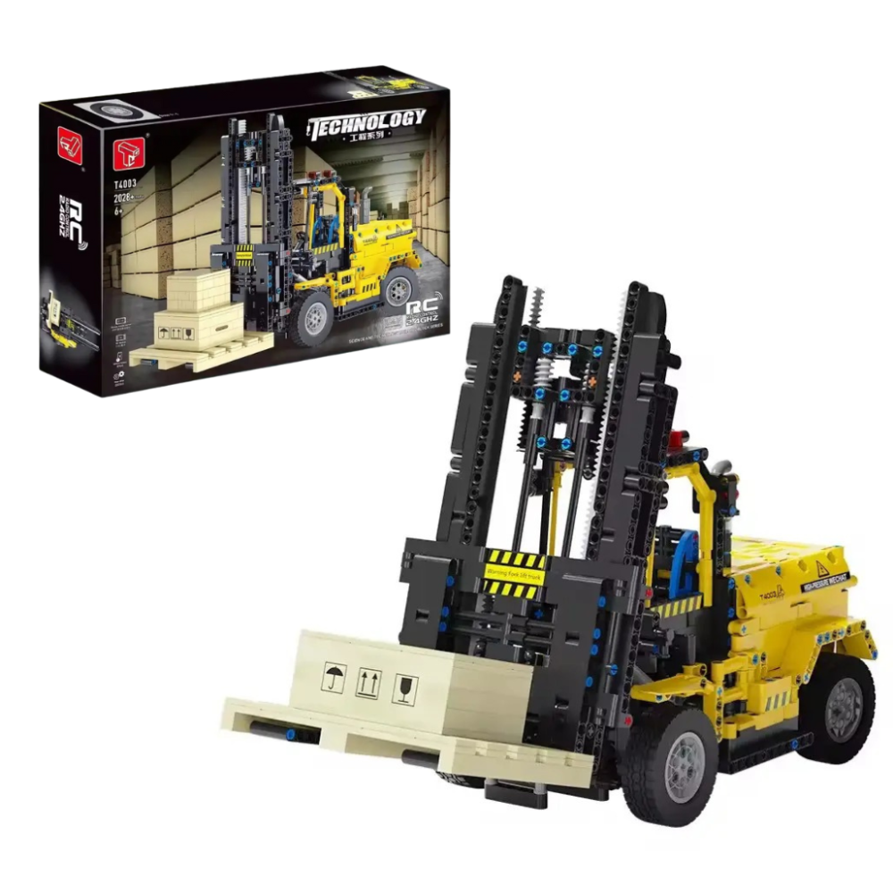 Конструктор дитячий.Вилочний навантажувач ігровий на дистанційному управлінні будівельна техніка 2028 деталі Кам'янець-Подільський - фото 1