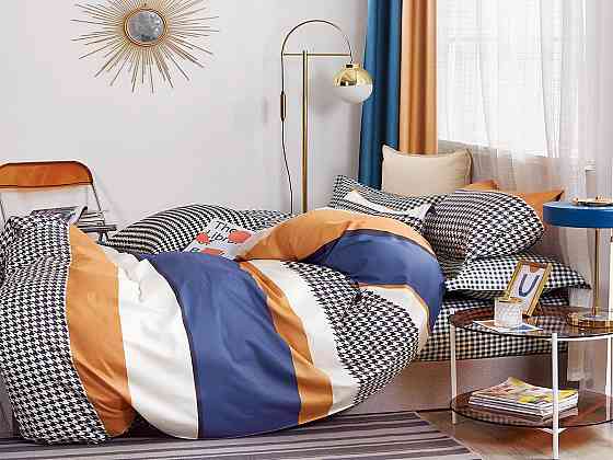 Ecotton Комплект постільної білизни Ecotton Євро 210х220 см синій (21215А) Коломыя