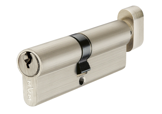 ЦИЛІНДР КЛЮЧ/ТУМБЛЕР P6E35/35T SN МАТОВИЙ НІКЕЛЬ Київ