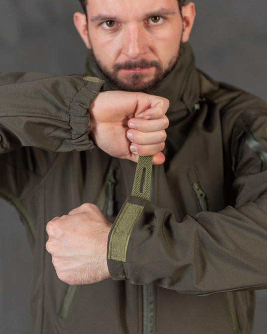 Тактична куртка софтшел Kord second generation oliva ВТ4675 Одеса - фото 9