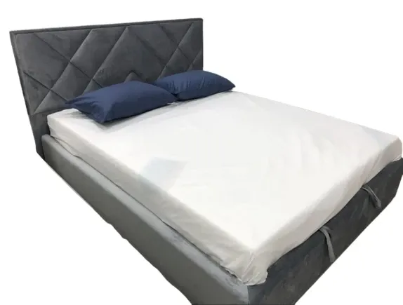 Кровать BNB Двуспальная Dracar Premium 140 х 200 см Allure С дополнительной металлической цельносварной рамой Синий Киев - изображение 2