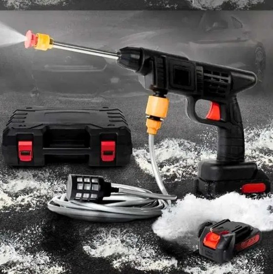 Акумуляторна мийка високого тиску 48V з кейсом. Для авто, вікон, фасадів. Потужна, портативна, з насадками Одеса - фото 3