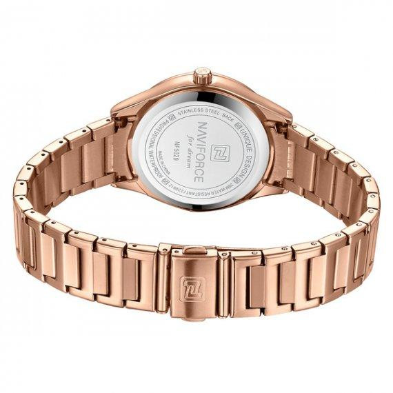 Жіночий наручний годинник Naviforce Malibu (Золотистий) Вінниця - фото 7