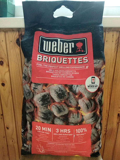 Угольные брикеты 8кг Weber 17591 Код: 007417 Ровно - изображение 3