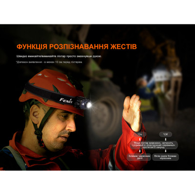 Ліхтар Fenix HL45R LED з безконтактним датчиком (HL45RLED) Вінниця - фото 5