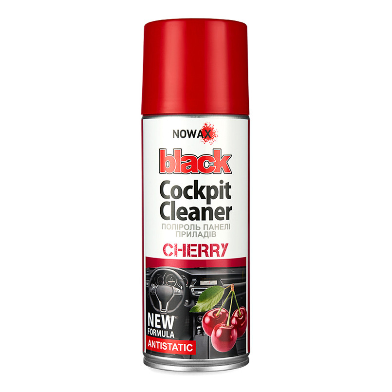 Полироль для панели приборов Nowax Cockpit Cleaner Spray Вишня, 450мл Львов - изображение 1