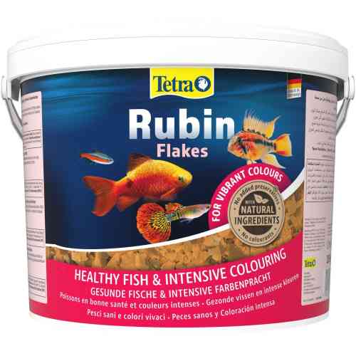 Корм Tetra Rubin Flakes для аквариумных рыбок для окрашивания хлопья 2,05 кг/10 л Киев