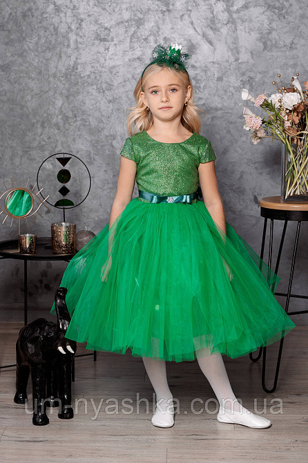 Сукня Весни Зелене ошатне пишне плаття 98-128 Кривий Ріг - фото 2