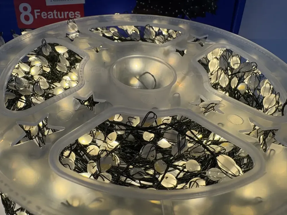 Гирлянда зеленый провод таймер пульт ДУ режимы 6Вт 30м 900LED (теплый белый) BG-LINE-30M900-WW-2 Одесса - изображение 4