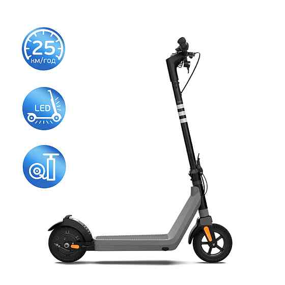 Електросамокат OKAI Zippy ES50С  8" 250W/500W, 5.2Ah, 20 km, 25 km/h, 10°, 13.5 kg (ES50C-B) Киев