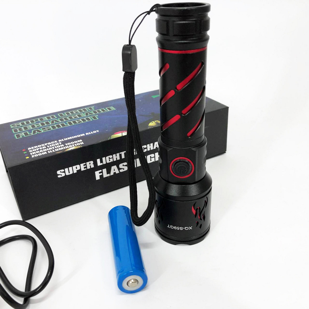 Кишеньковий міні ліхтар XQ-S59-GT, Переносний ручний потужний ліхтар Оригінальний ручний SP-99 Львів - фото 6