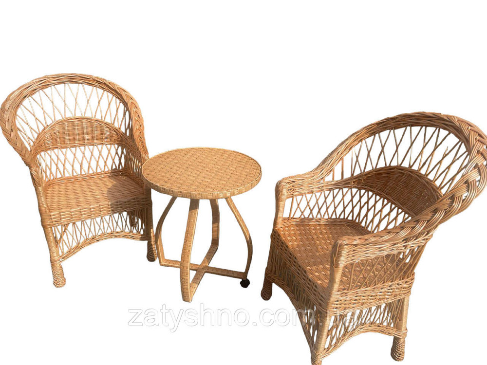 Мебель плетеная на 2 с журнальным столом Киев - изображение 3