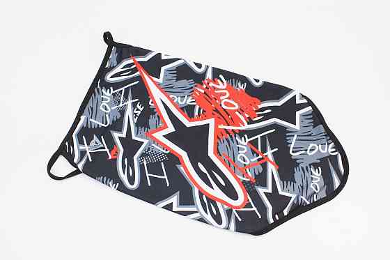 Маска обличчя пилозахисна "Alpinestars", з чорним малюнком, GE-84 Київ