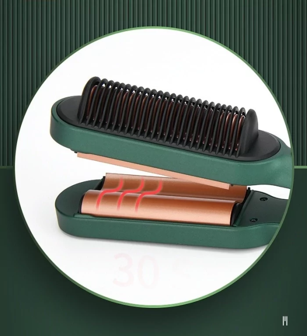 Керамическая плойка стайлер Kemei Km-2237 с ионизацией (Бирюзовый) Винница - изображение 8