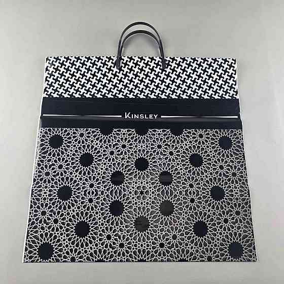 Полиэтиленовый пакет (40х40) с пластиковой ручкой