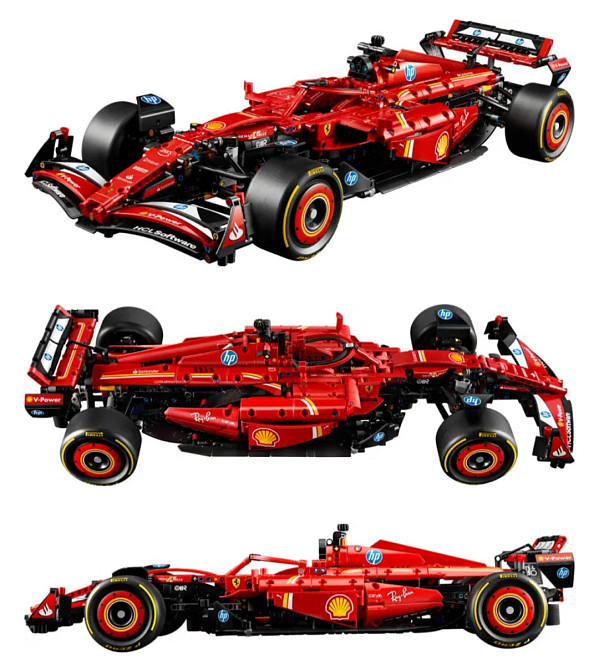 Конструктор Ferrari SF-24 F1 Болід Формули 1 🚀 Спортивна Машина Феррарі в Коробці Київ - фото 4