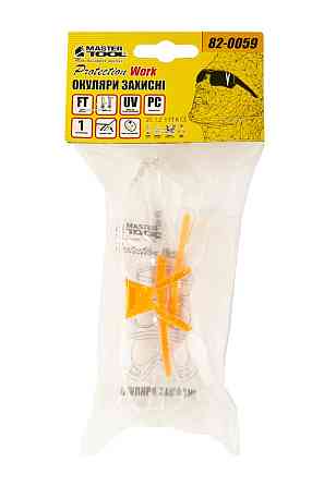 MASTERTOOL Окуляри відкриті MASTERTOOL лінза ANTI-SCRATCH м'який носоупор протиковзкі дужки l-к Коломия