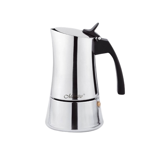 Кавоварка гейзерна 100мл (2 порції) нержавіюча сталь MR-1668-2 Espresso Moka Maestro Житомир - изображение 2