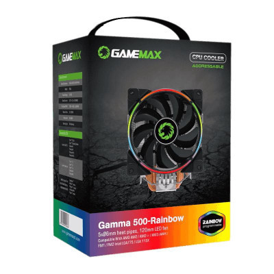 Кулер до процесора Gamemax GAMMA 500 Rainbow Вінниця - фото 9