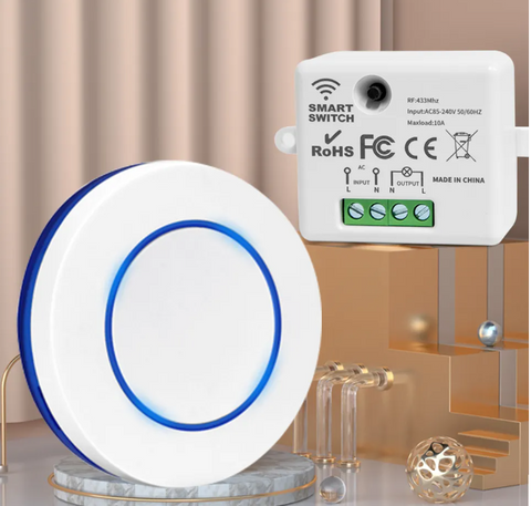 Безпровідний вимикач світла + реле 433 мГц Харків