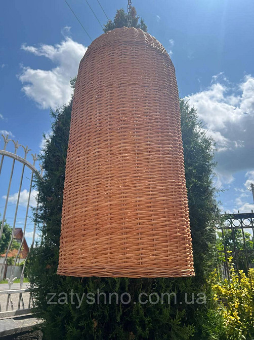 Абажурний бра плетеный  высокий Киев - изображение 3