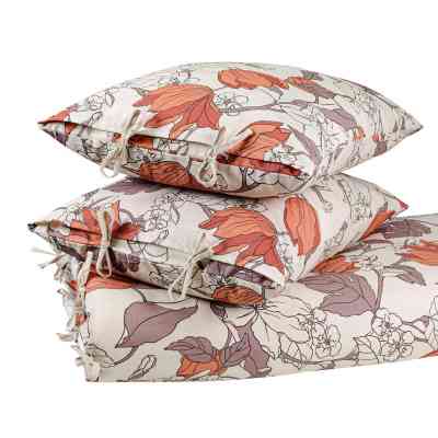 Постільна білизна Home Line Весняний вечір помаранчевий, бязь, полуторний (184228) Вінниця