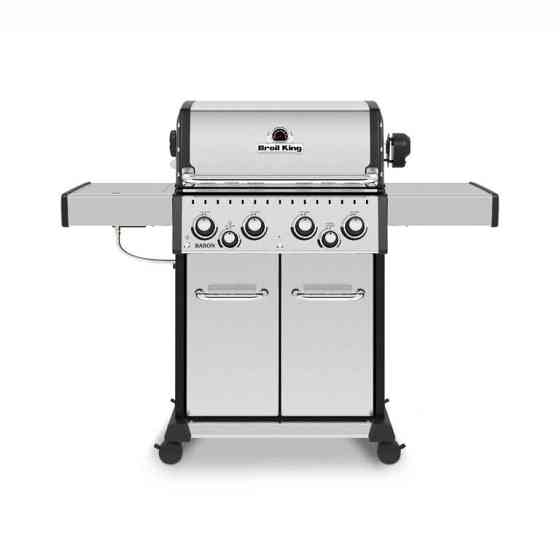 Газовий гриль Broil King Baron S490 NEW INFRARED нерж с підсвіткою 875983 Код: 009090 Рівне
