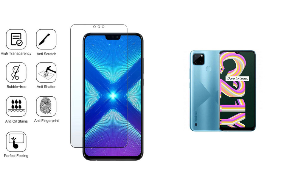 Защитное стекло NeoGlass для Realme C21, Realme C21Y – ультрапрозрачное и устойчивое Киев - изображение 4