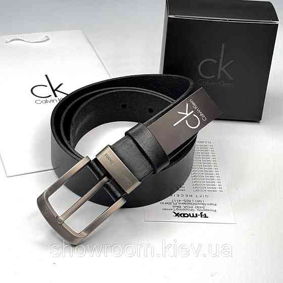 Мужской брендовый ремень из итальянской натуральной кожи Ск (402) Киев