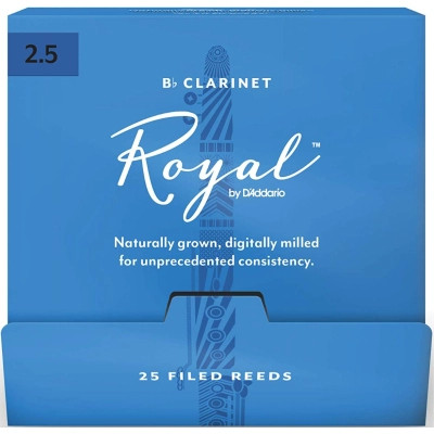 Трость для кларнета D'Addario Royal - Bb Clarinet #2.5 - 25 Box (RCB0125-B25) Винница - изображение 1