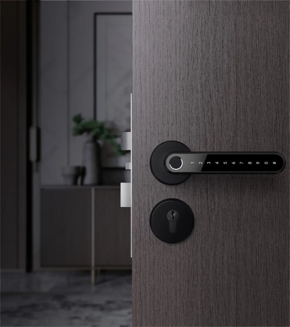 PES Hand black умный биометрический замок для дверей Киев - изображение 10