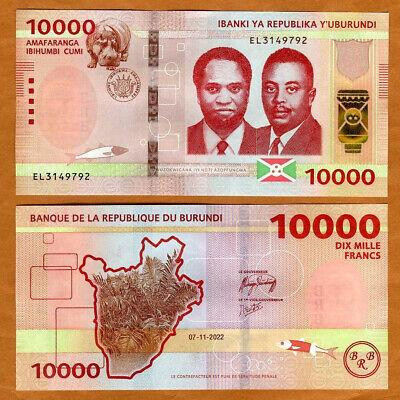 Бурунди / Burundi 10000 Francs 2022(2023) Pick NEW UNC Полтава - изображение 1