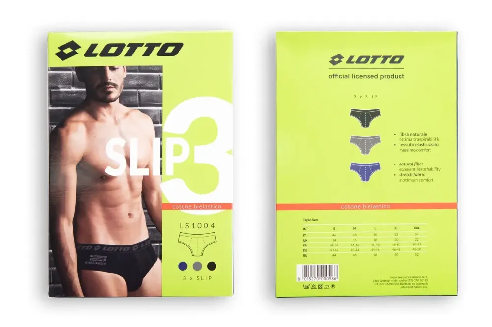 Набір чоловічої білизни (3шт в уп) Lotto LS1004 S Киев - изображение 1