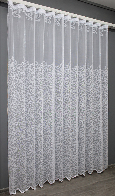 Тюль жаккард 