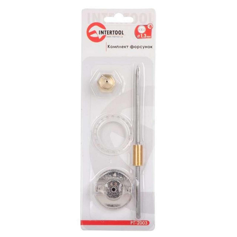 Комплект форсунки 1.3мм для фарбопульта HP РТ-0204, PT-0205, PT-0210, PT-0211 (дюза, повітряна головка, голка) Мукачево - фото 1