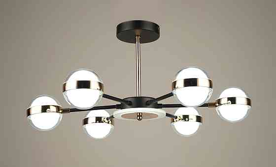 SIRIUS Люстра світлодіодна у вітальню Sirius B N4543/6 BK+FGD Киев