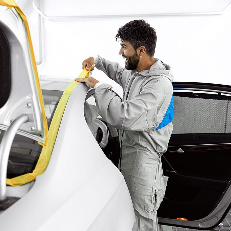 Маскуюча малярська стрічка HPX 4400 для зовнішнього застосування і чітких контурів 24 мм*50 м помаранчева (FP2550) Киев - изображение 2