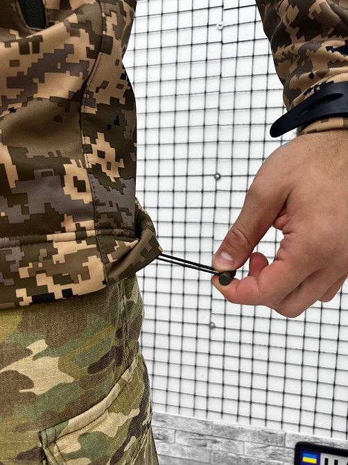 Куртка пиксель тактическая с капюшоном Осень Весна Одесса - изображение 16