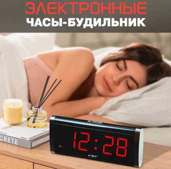 Настільний годинник 038 з тримачем для ручок та канцелярії – стильний органайзер для робочого столу Одеса