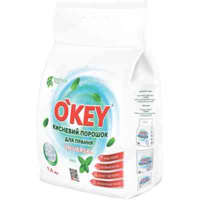 Пральний порошок O'KEY Universal Кисневий М'ята 1.5 кг (4820049384680) Вінниця