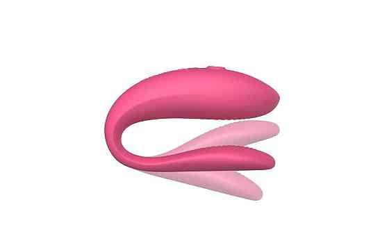 Смарт-вибратор для пар We-Vibe Sync Lite Pink, 10 виброрежимов, можно совмещать с проникающим сексом Sex Aura Киев